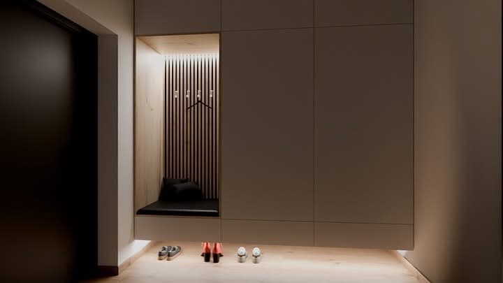 Elegancka Zabudowa Holu