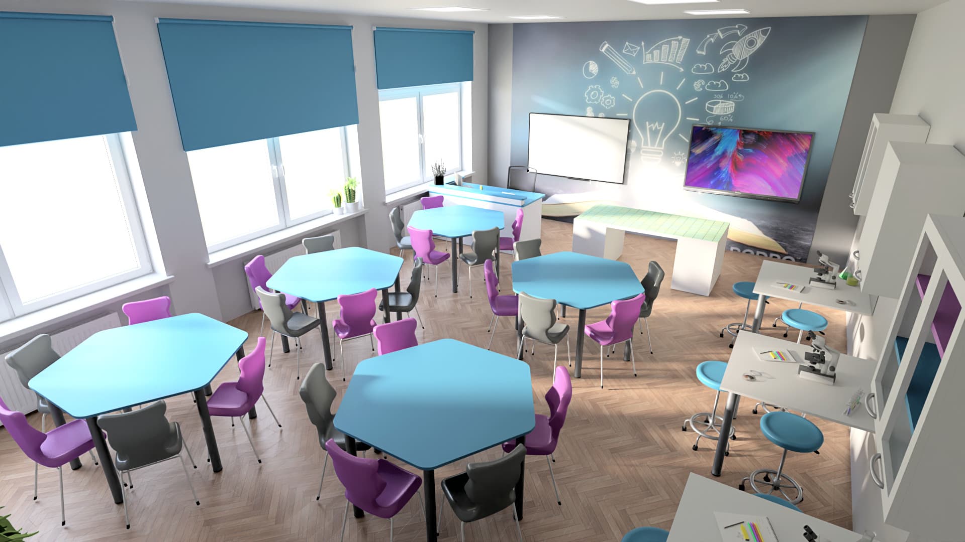 Kompleksowa Zabudowa Szkoły - Sala 8 - zdjęcie 31